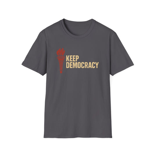 Keep Democracy T-Shirt: The Enduring Flame