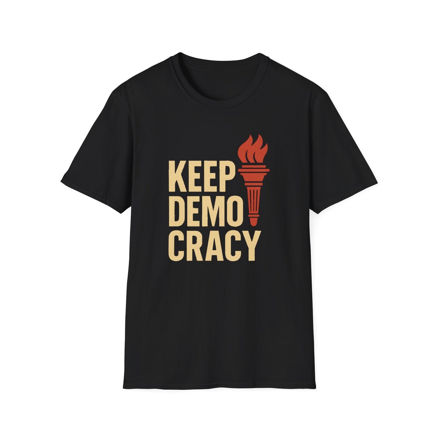 Keep Democracy Tee: Holding the Light
