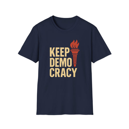 Keep Democracy Tee: Holding the Light