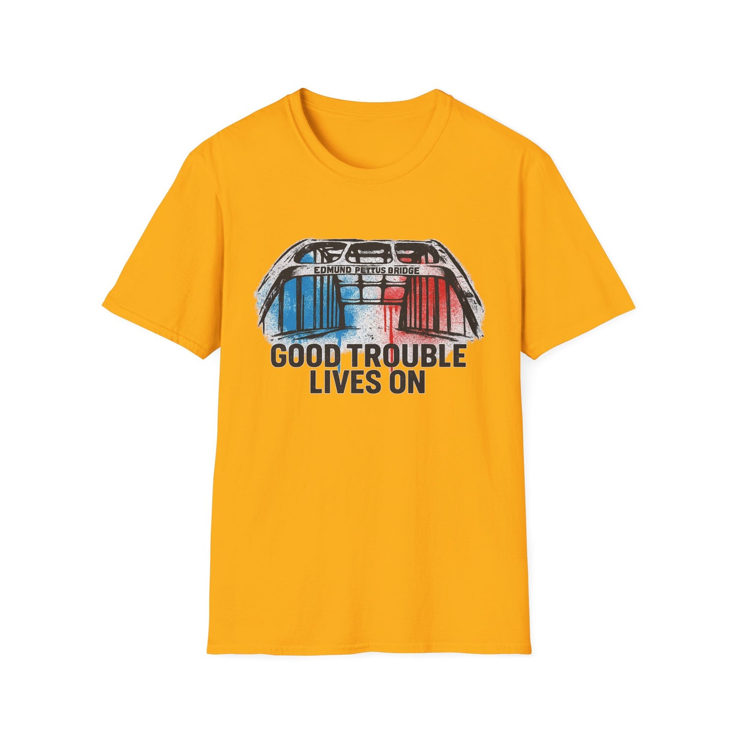 Edmund Pettus Bridge: Good Trouble Lives On Tee