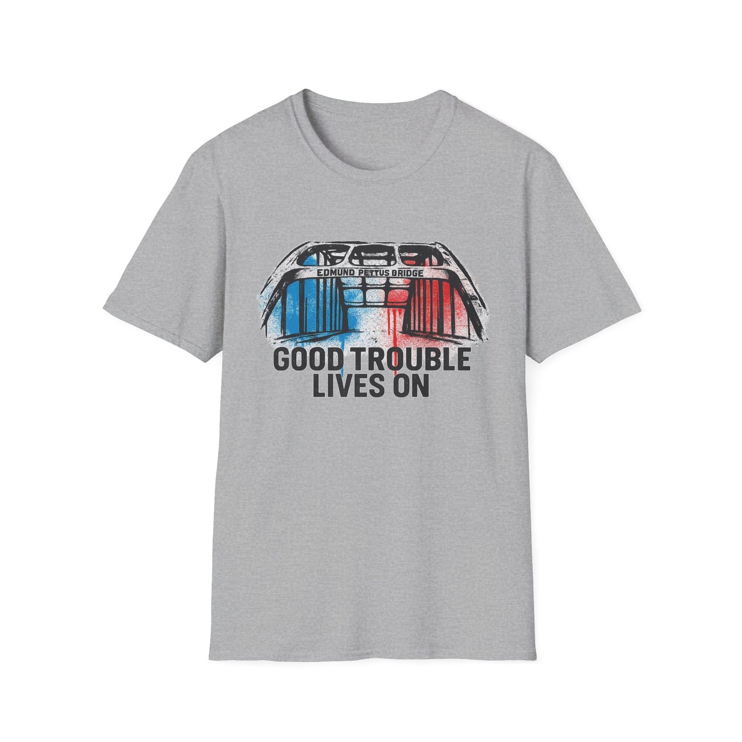 Edmund Pettus Bridge: Good Trouble Lives On Tee