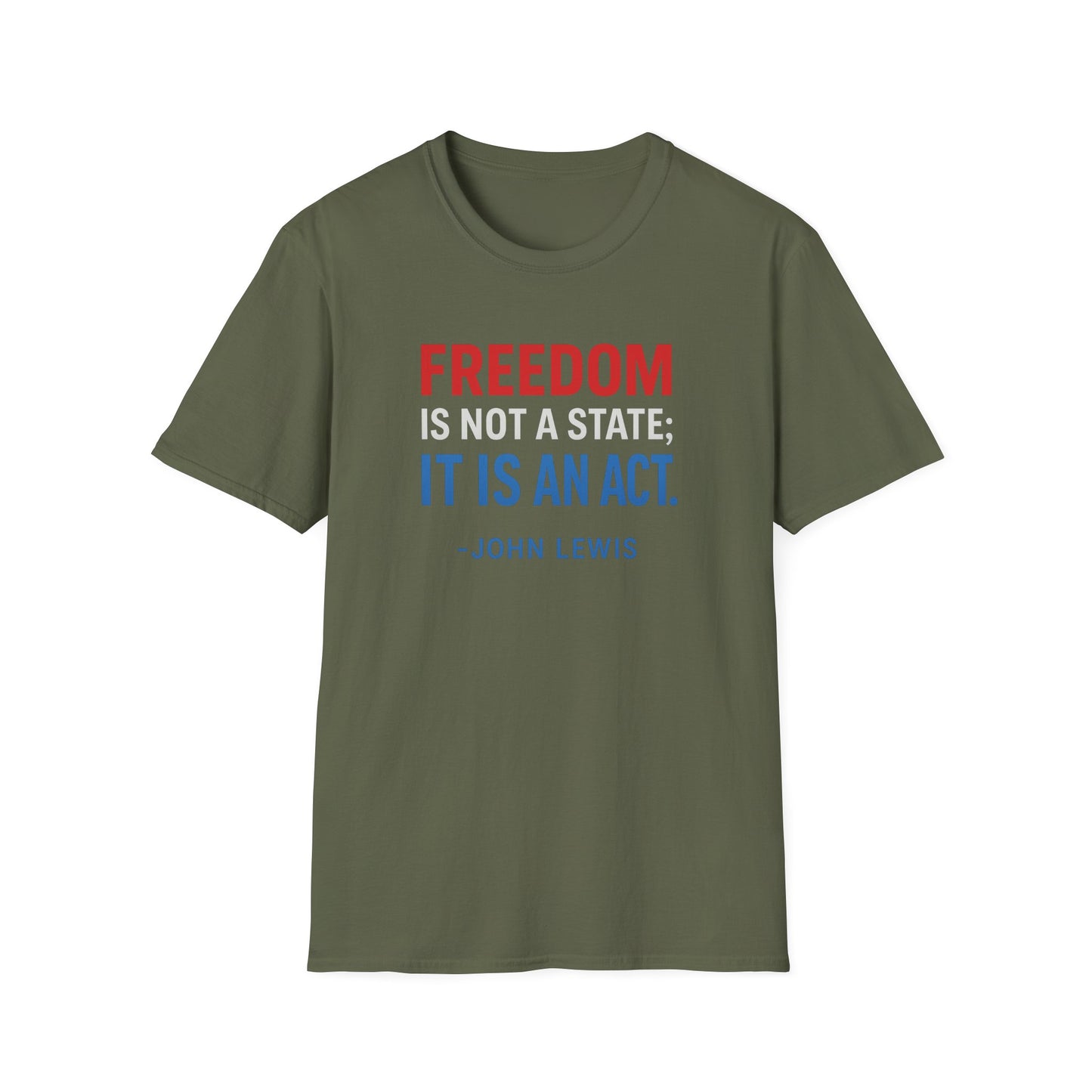 Freedom Is An Act: John Lewis Wisdom Tee